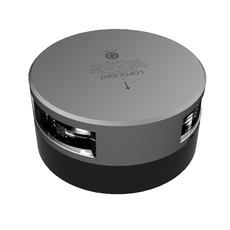 2nm 225° White, Masthead, silver anodized 2nm 225° White, Masthead, silver anodized